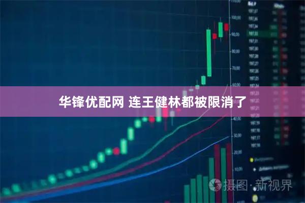 华锋优配网 连王健林都被限消了
